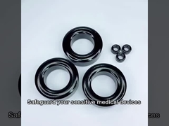 কালো চৌম্বকীয় Ferrite রিং চারপাশে তারের 40.6X15X27.4mm