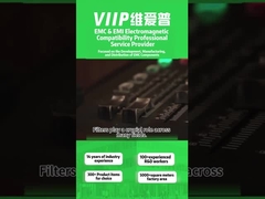 নির্ভরযোগ্য লাইন হস্তক্ষেপ দমনের জন্য শক্ত পরিবাহী প্লাস্টিকের ইএমআই ফিল্টার