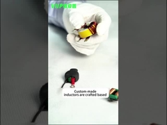 কালো নিজন ক্ল্যাপ অন ট্রান্সফর্মার ফেরাইট কোর উপাদান VIIP