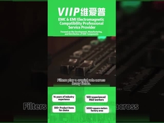 মেটাল হাউজিং ডিসি ইএমআই ফিল্টার তাপমাত্রা পরিসীমা মধ্যে -40 °C থেকে 85 °C