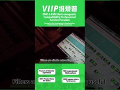 মেটাল হাউজিং ইনভার্টার ইএমআই ফিল্টার 50Ω ইনপুট প্রতিবন্ধকতা সঙ্গে চিকিৎসা সরঞ্জাম জন্য