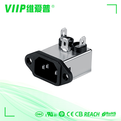 কেনা সাধারণ ইনলাইন AC IEC EMI ফিল্টার IEC320 সকেট বৈদ্যুতিক আউটলেট online manufacture