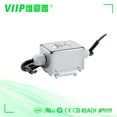 কেনা প্লাগ ইন ডিসি ইএমআই ফিল্টার 30A 60VDC পাওয়ার লাইন গোলমাল ফিল্টার 150Khz-30Mhz ক্ষয় জন্য ধাতু কেস সঙ্গে online manufacture
