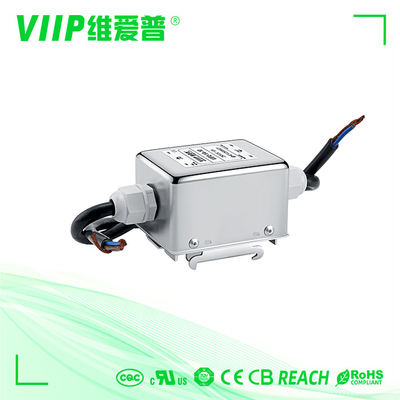 বৈদ্যুতিক লাইন নয়েজ ডিসি ইএমআই ফিল্টার 60dB-90dB CE TUV REACH