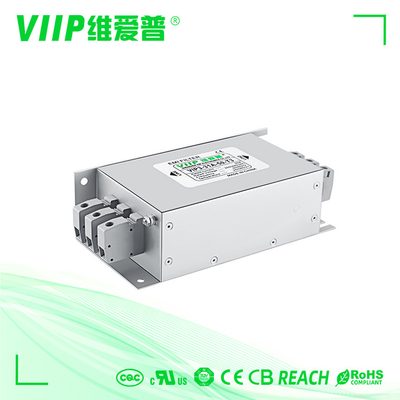 প্রিন্ট মেশিনের জন্য VIIP 3 ফেজ ইএমআই ফিল্টার 10A লো পাস নয়েজ ফিল্টার