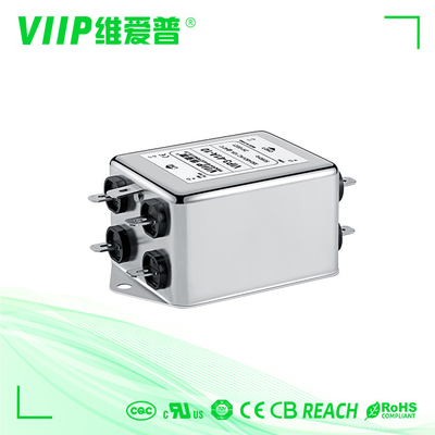 শিল্প শক্তি সিস্টেমে 50/60Hz নামমাত্র কেন্দ্রীয় ফ্রিকোয়েন্সির জন্য 1000 ভিডিসি পর্যন্ত ভোল্টেজ রেটিং আরএফআই ফিল্টার