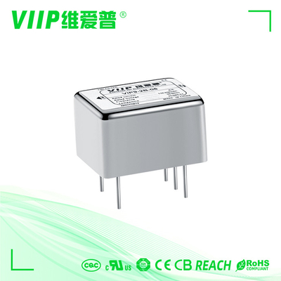 VIIP 3A AC পাওয়ার লাইন Emi ফিল্টার 110V 250V সারফেস মাউন্ট