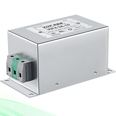 ব্লক টার্মিনাল কপার বার সহ AC একক ফেজ Emc Emi ফিল্টার 20A