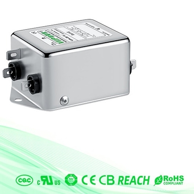 পাওয়ার ইলেকট্রনিক্সের জন্য 110V / 250V কম ফ্রিকোয়েন্সি এসি ইএমআই ফিল্টার টার্মিনাল ব্লক