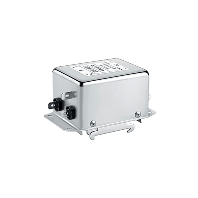 250VAC নামমাত্র ভোল্টেজ EMC EMI ফিল্টার PBT GF উপাদান এবং 2KV প্রতিরোধ