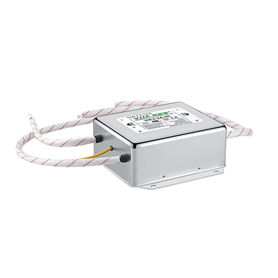 10A 220VAC ইএমআই ফিল্টার বিস্তৃত ফ্রিকোয়েন্সি রেঞ্জ সহ হালকা ডিজাইন এবং তাপমাত্রা প্রতিরোধের সাথে
